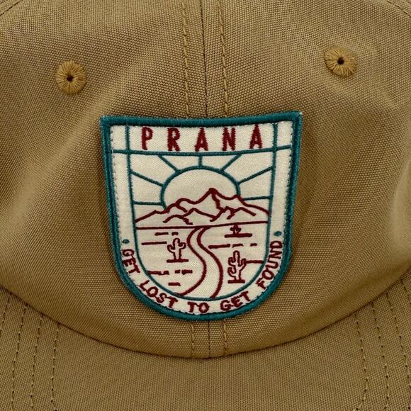 NWT prAna Gazin Patch Hat, Unisex, One Size, Nomad Get Lost To Get Found, Yellow - Picture 2 of 6